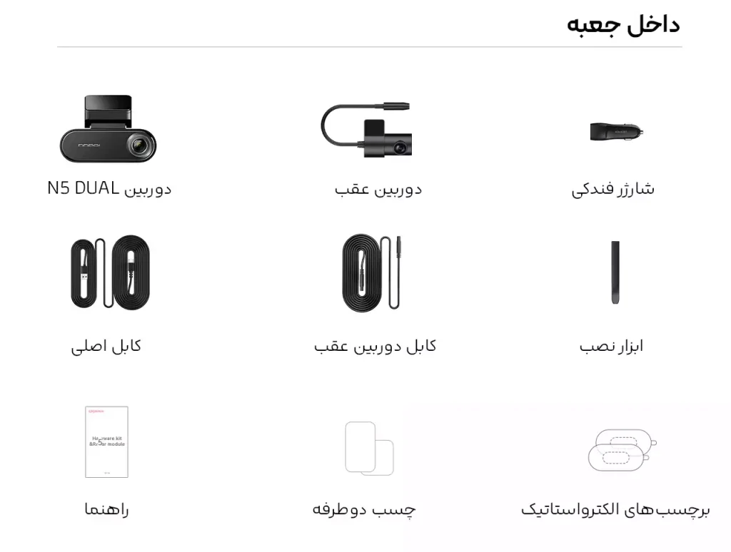 داخل جعبه N5 DUAL